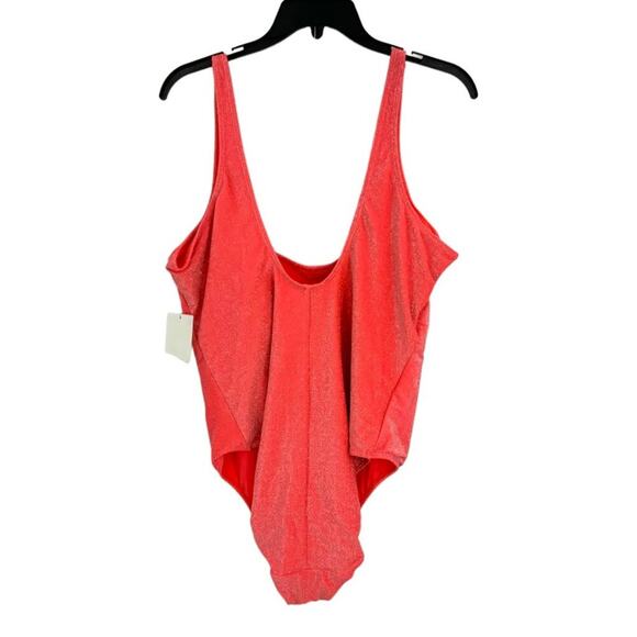 Good American Sparkle Metallic One-Piece Swimsuit Size 6 (XXXL) NWOT $119 MSRP - Picture 5 of 5
